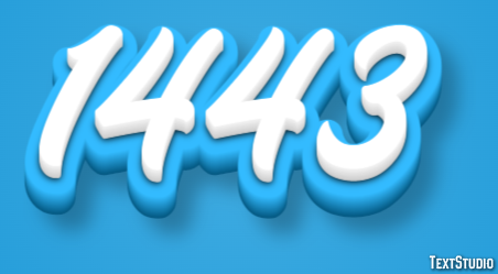 1443 Effetto testo