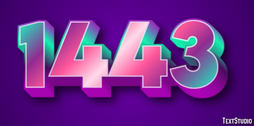 1443 Effetto testo