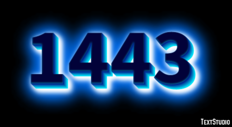 1443 Efecto de Texto