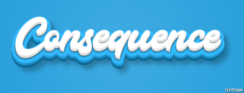 Consequence Text Effect