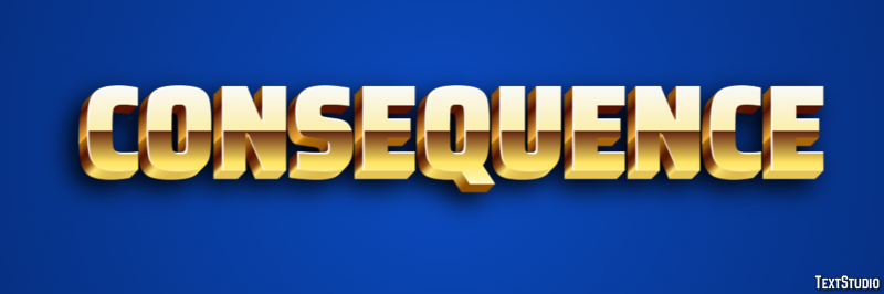 Consequence Text Effect