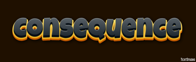 Consequence Text Effect