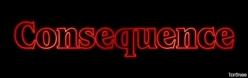 Consequence Text Effect