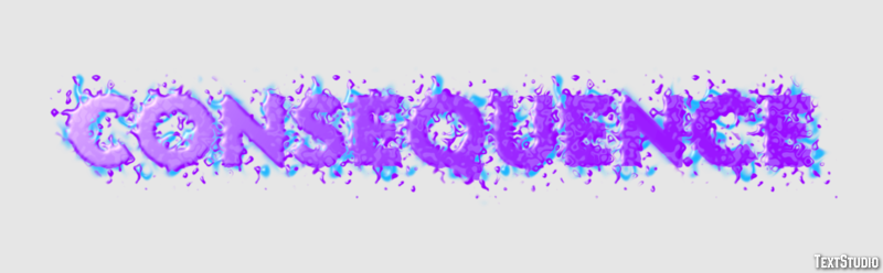 Consequence Text Effect