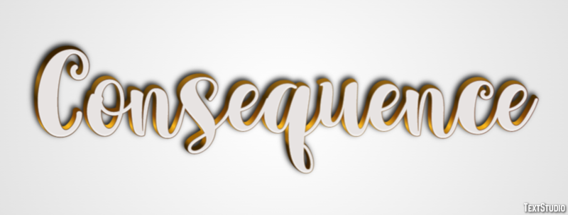Consequence Text Effect