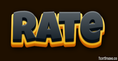 Rate テキスト効果