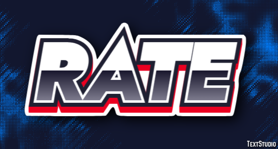 Rate Texteffekt