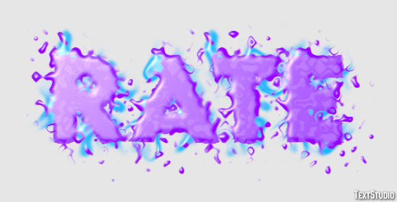 Rate Texteffekt