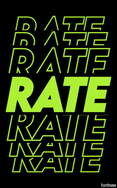 Rate Texteffekt