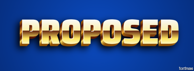 Proposed Text Effect