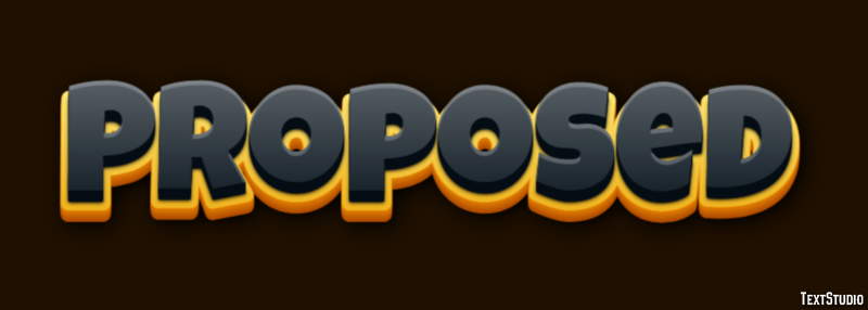Proposed Text Effect