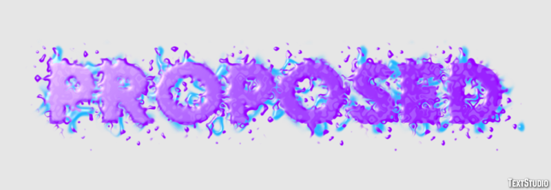 Proposed Text Effect