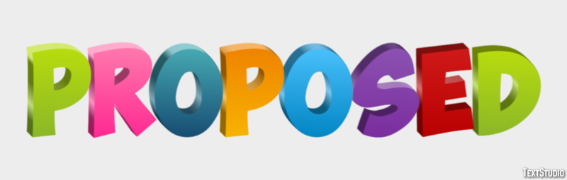 Proposed Text effect