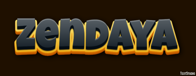 Zendaya Text Effect