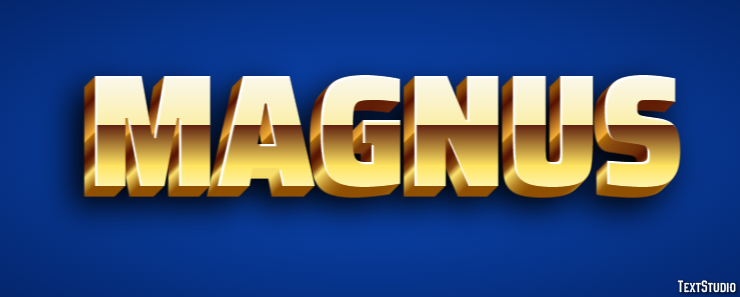 Magnus Text Effect