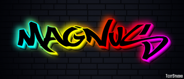 Magnus Text effect