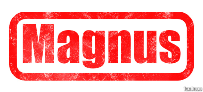 Magnus Text Effect