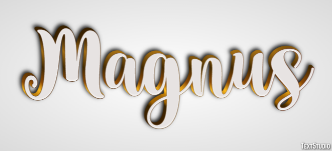 Magnus Text Effect