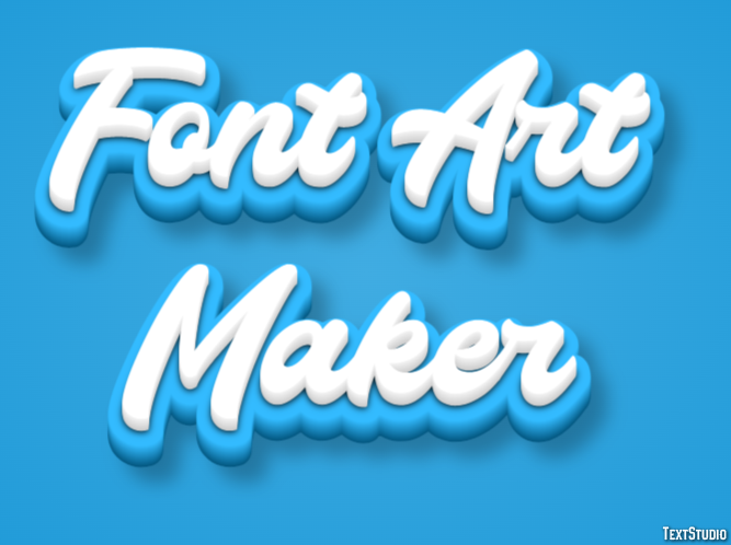 Font Art Maker Effetto testo
