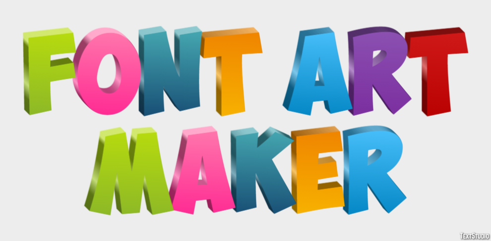 Font Art Maker Effetto testo