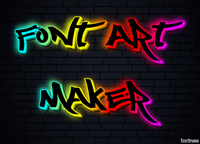 Font Art Maker Efeito de texto