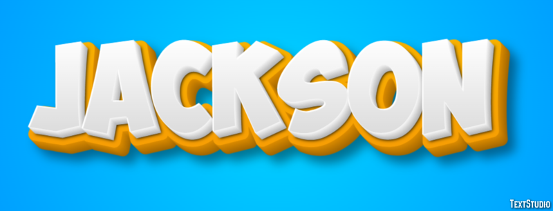 Jackson Efekt tekstowy