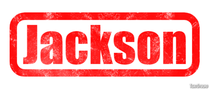 Jackson Efekt tekstowy