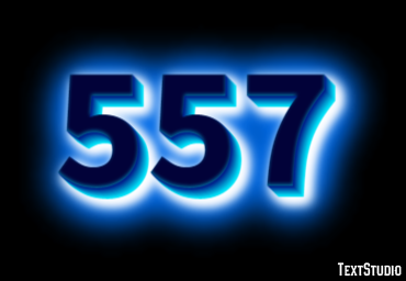 557 Efekt tekstowy