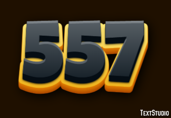 557 Efekt tekstowy
