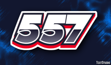 557 Efekt tekstowy