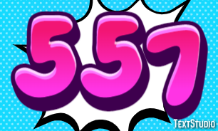 557 Efekt tekstowy
