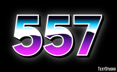 557 Efekt tekstowy