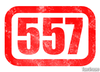 557 Efekt tekstowy