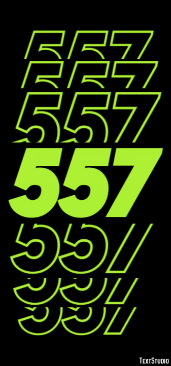 557 Efekt tekstowy