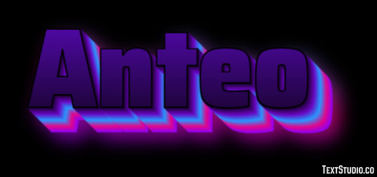 Anteo Texteffekt