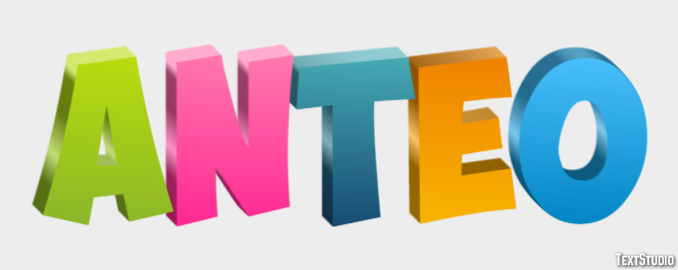 Anteo Texteffekt