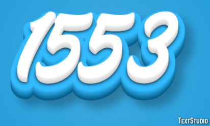 1553 Text Effect