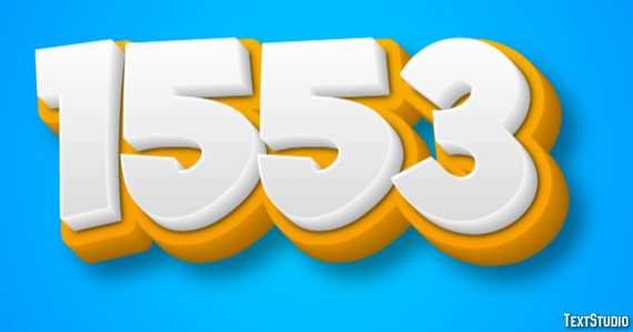 1553 Tekst Effect