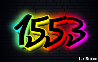1553 Text Effect