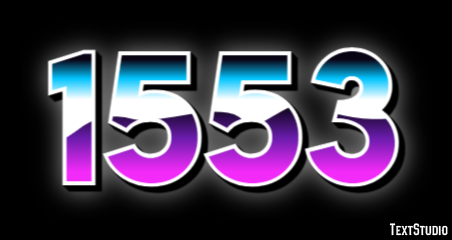 1553 Tekst Effect