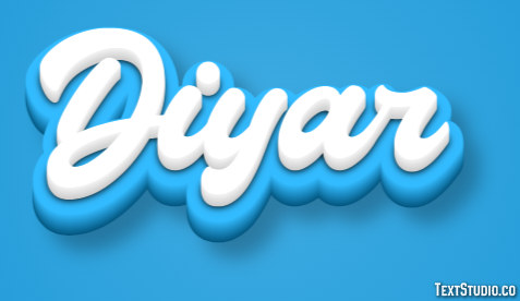 Diyar Эффект текста