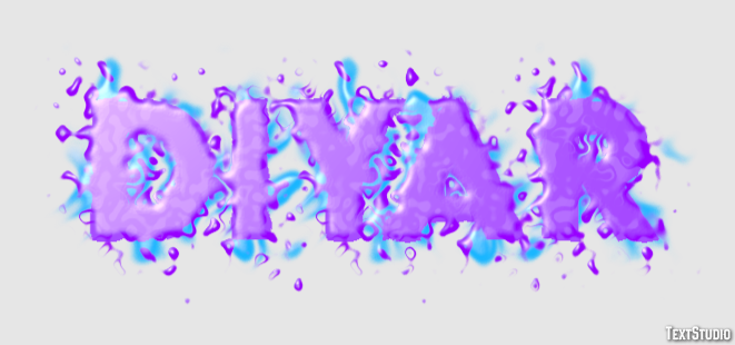 Diyar Efeito de texto