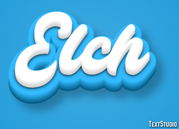 Elch Effetto testo