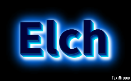 Elch Effetto testo