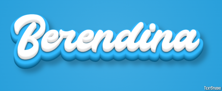 Berendina Texteffekt