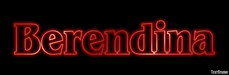 Berendina Texteffekt