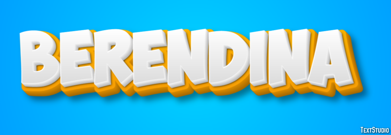 Berendina Texteffekt