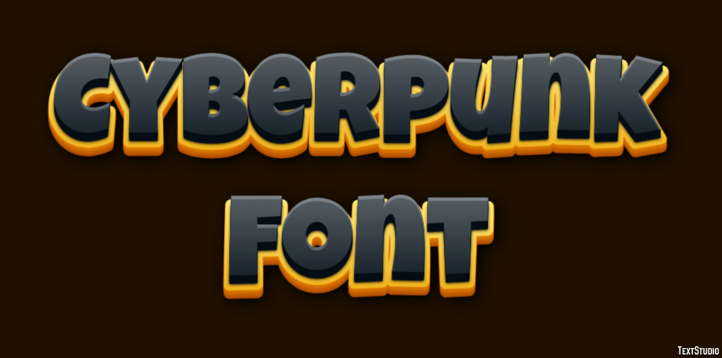 Cyberpunk Font Text Effect