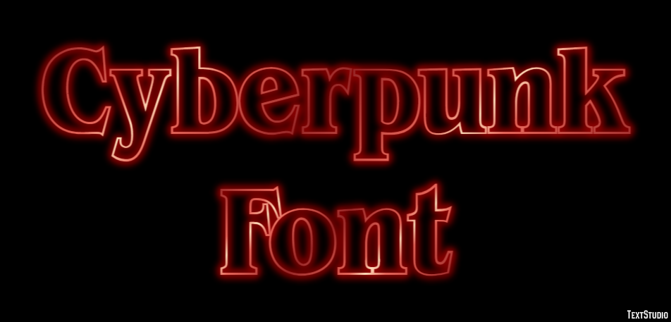 Cyberpunk Font Text Effect