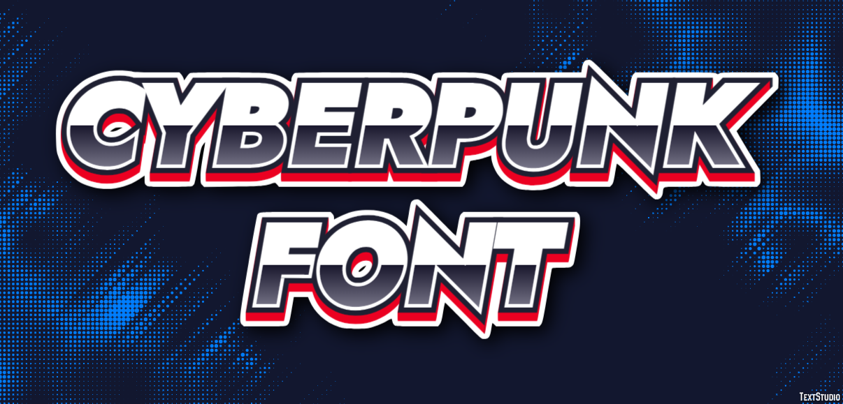 Cyberpunk Font Text Effect